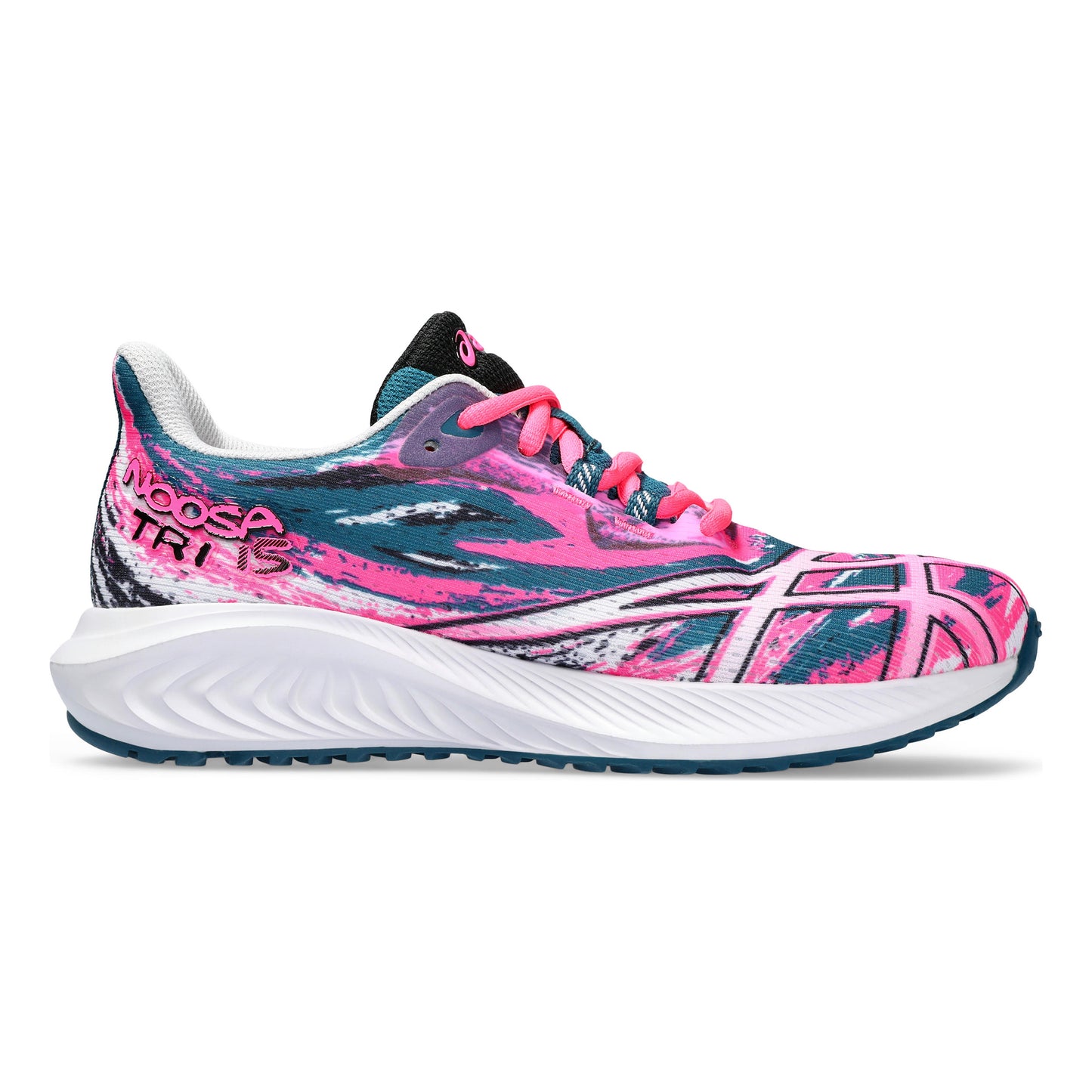 ASICS Gel-Noosa Tri 15 GS Competition running shoe Kids - pink, petrol