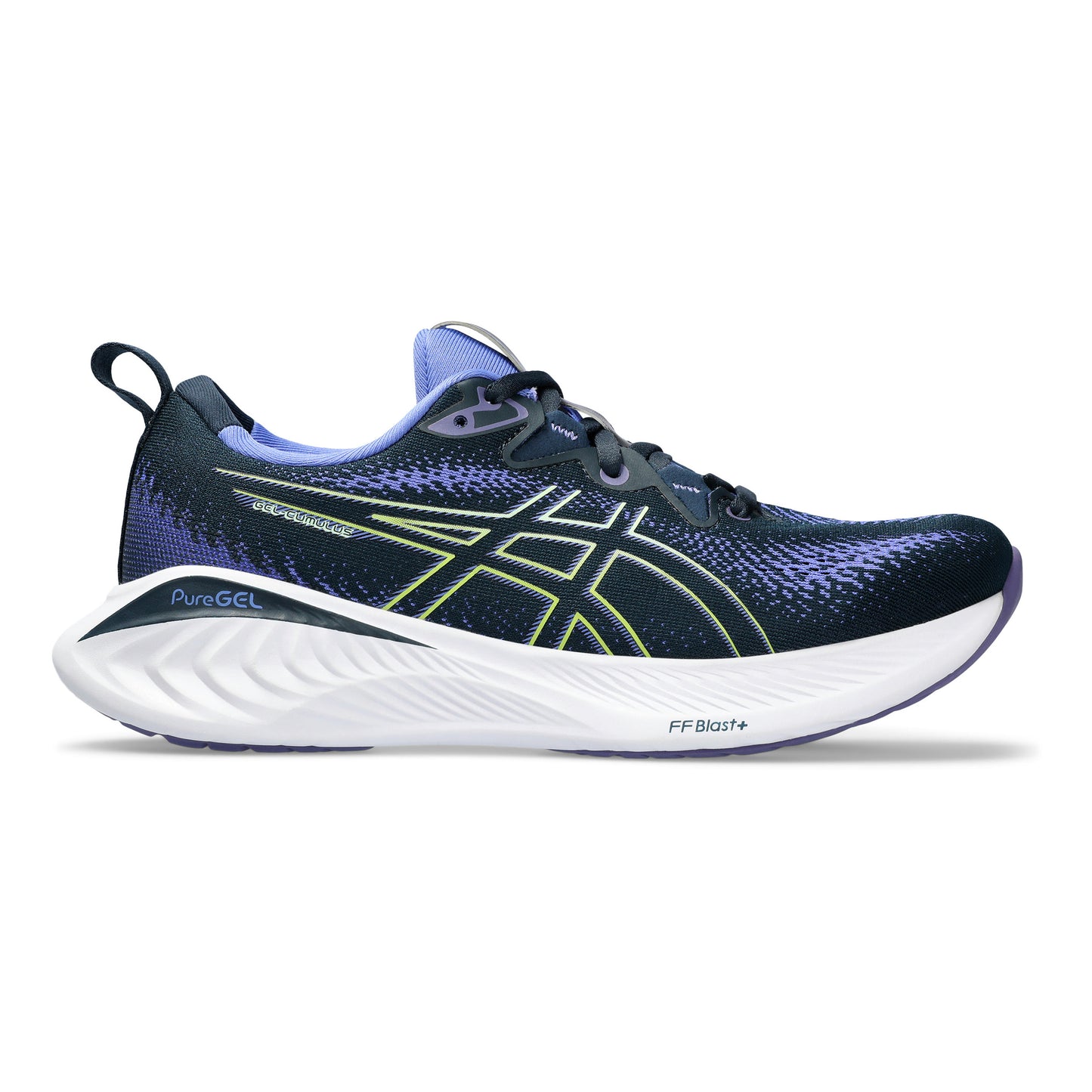 ASICS Gel-Cumulus 25 Neutralschuh Damen - blau, neongelb