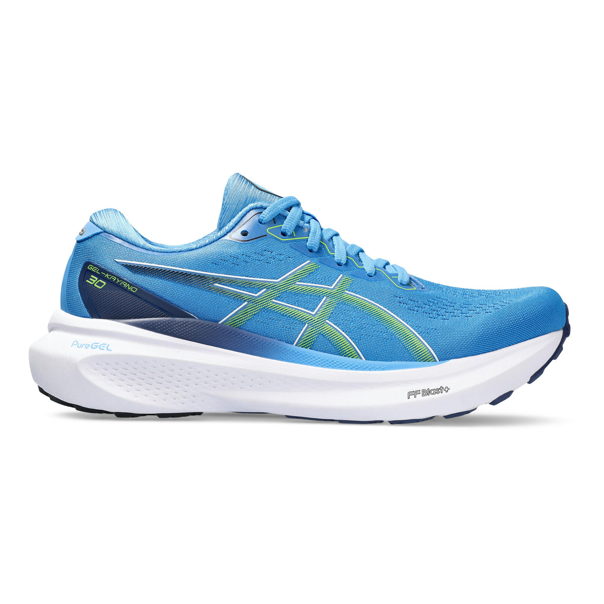 ASICS Gel-Kayano 30 Stability running shoe Men - turquoise, neon green