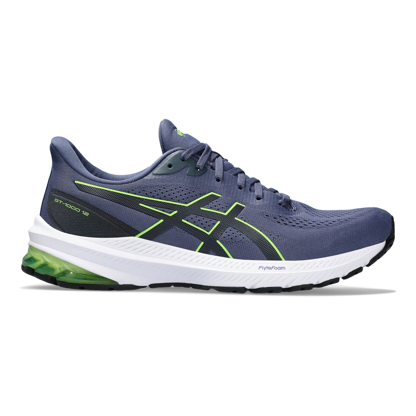 ASICS GT-1000 12 Stability running shoe Men - blue, neon green