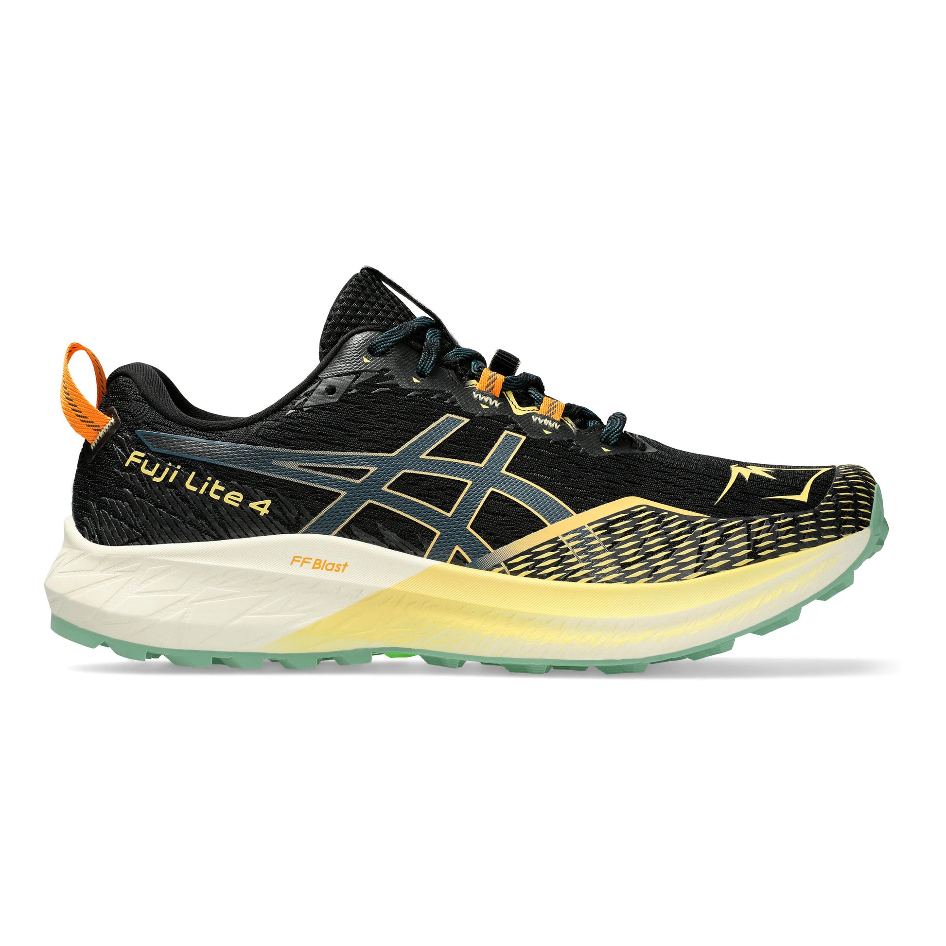 ASICS Fuji Lite 4 Trail running shoe Men - black, orange