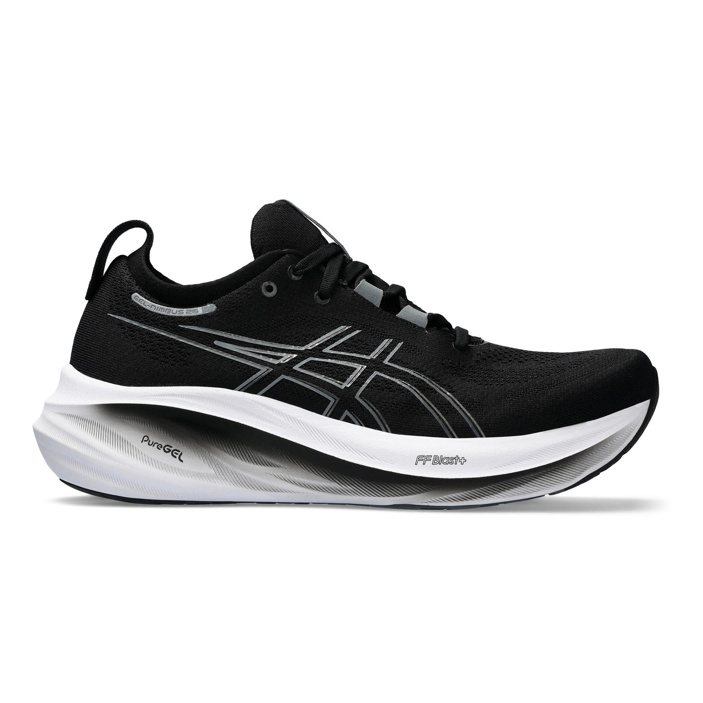 ASICS Gel-Nimbus 26 Wide Neutral running shoe Men - black, white