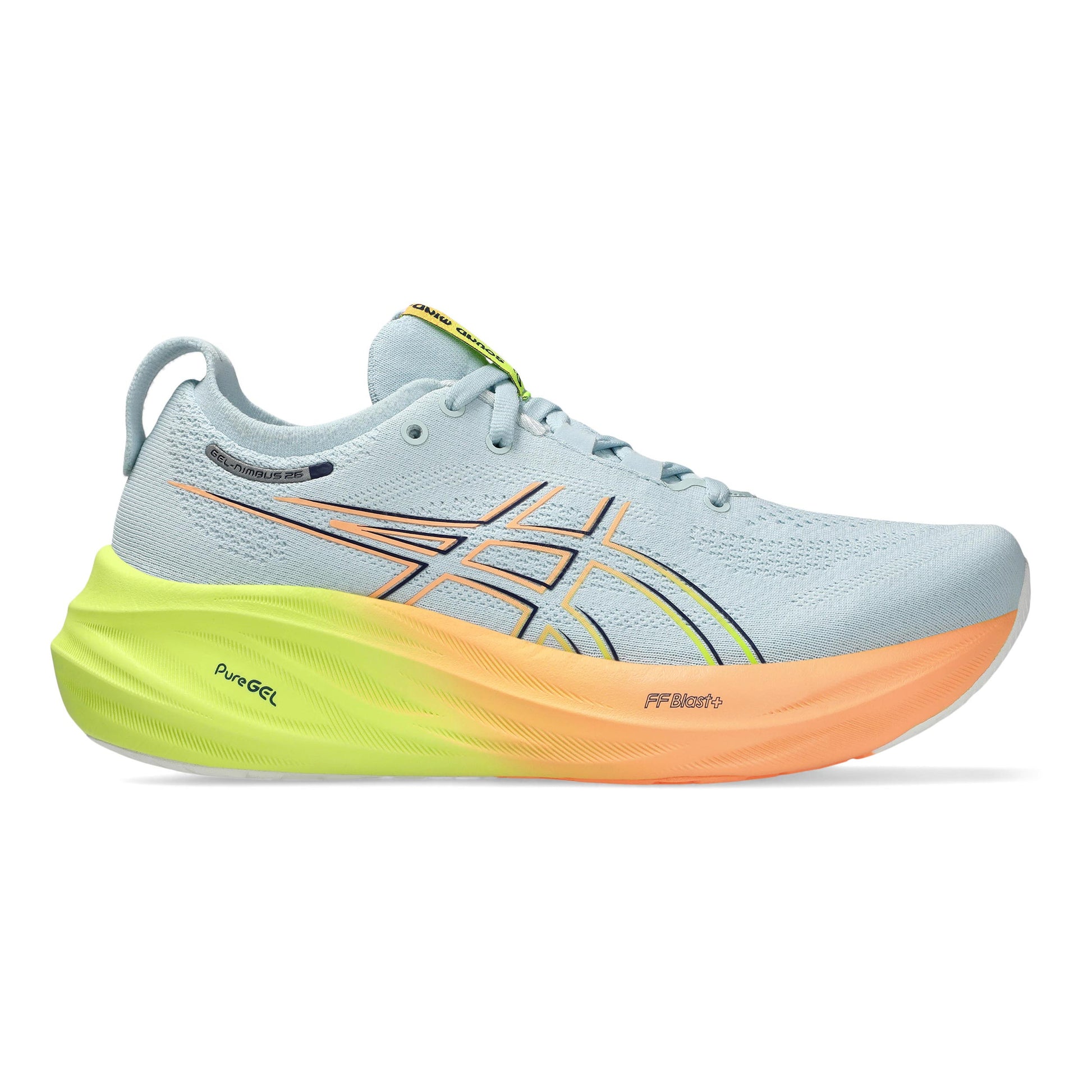 ASICS Gel-Nimbus 26 Paris Neutral running shoe Women - lightgrey, orange