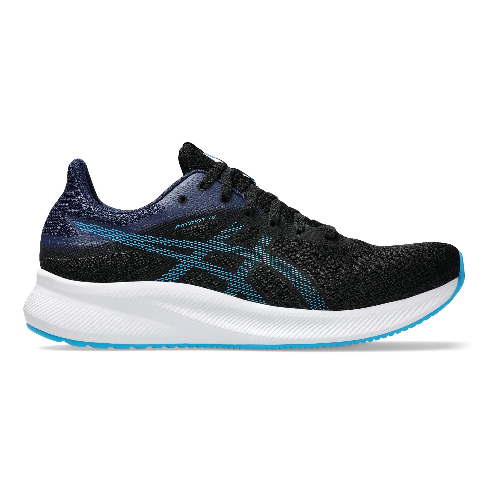 ASICS Patriot 13 Neutral running shoe Men - black, blue