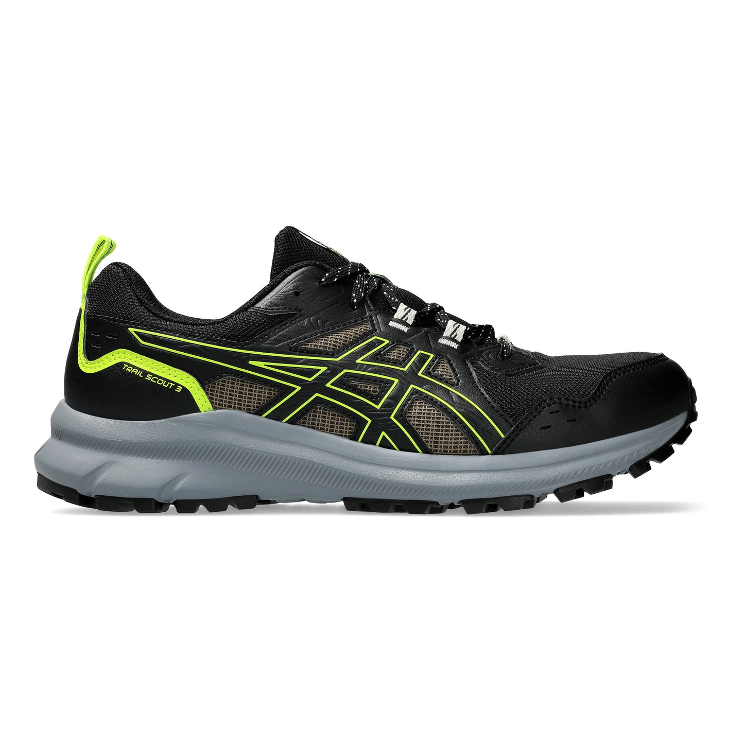 ASICS Trail Scout 3 Trail running shoe Men - black, yellow
