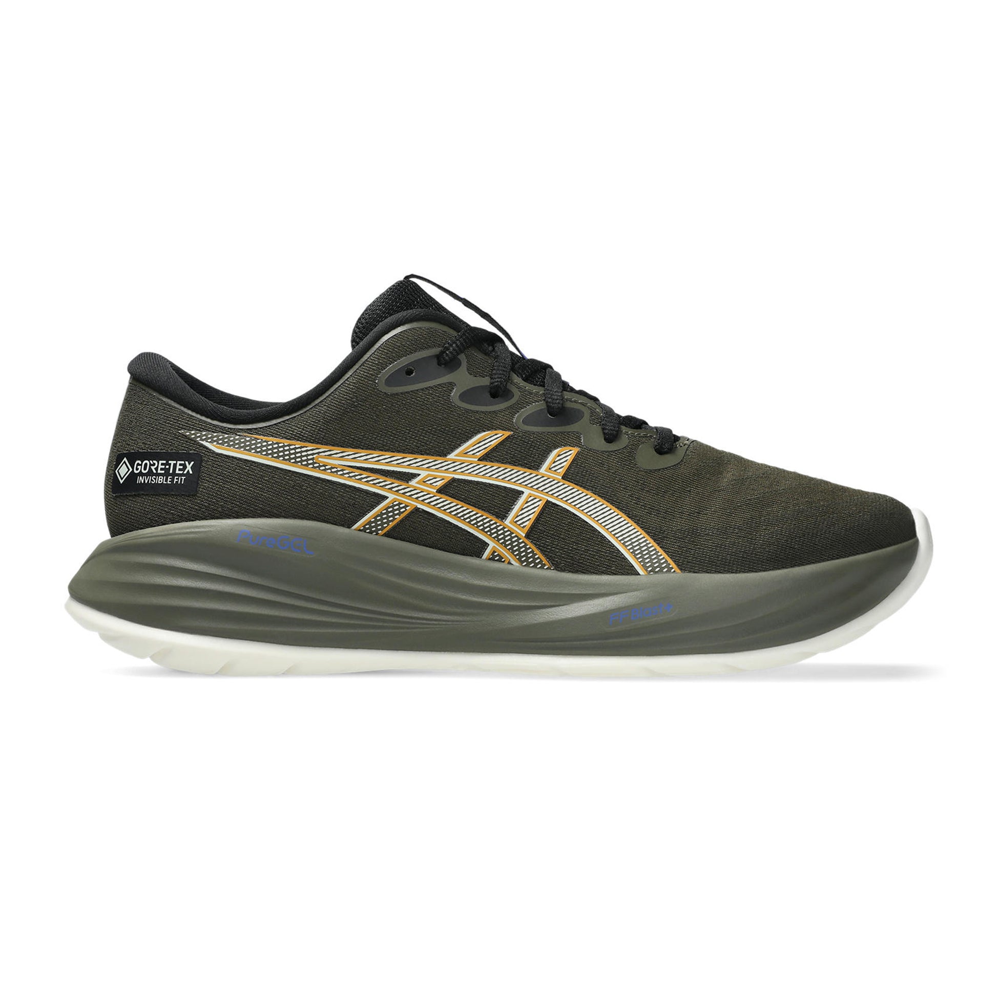 ASICS Gel-Cumulus 27 GTX Neutralschuh Herren-oliv, caramel