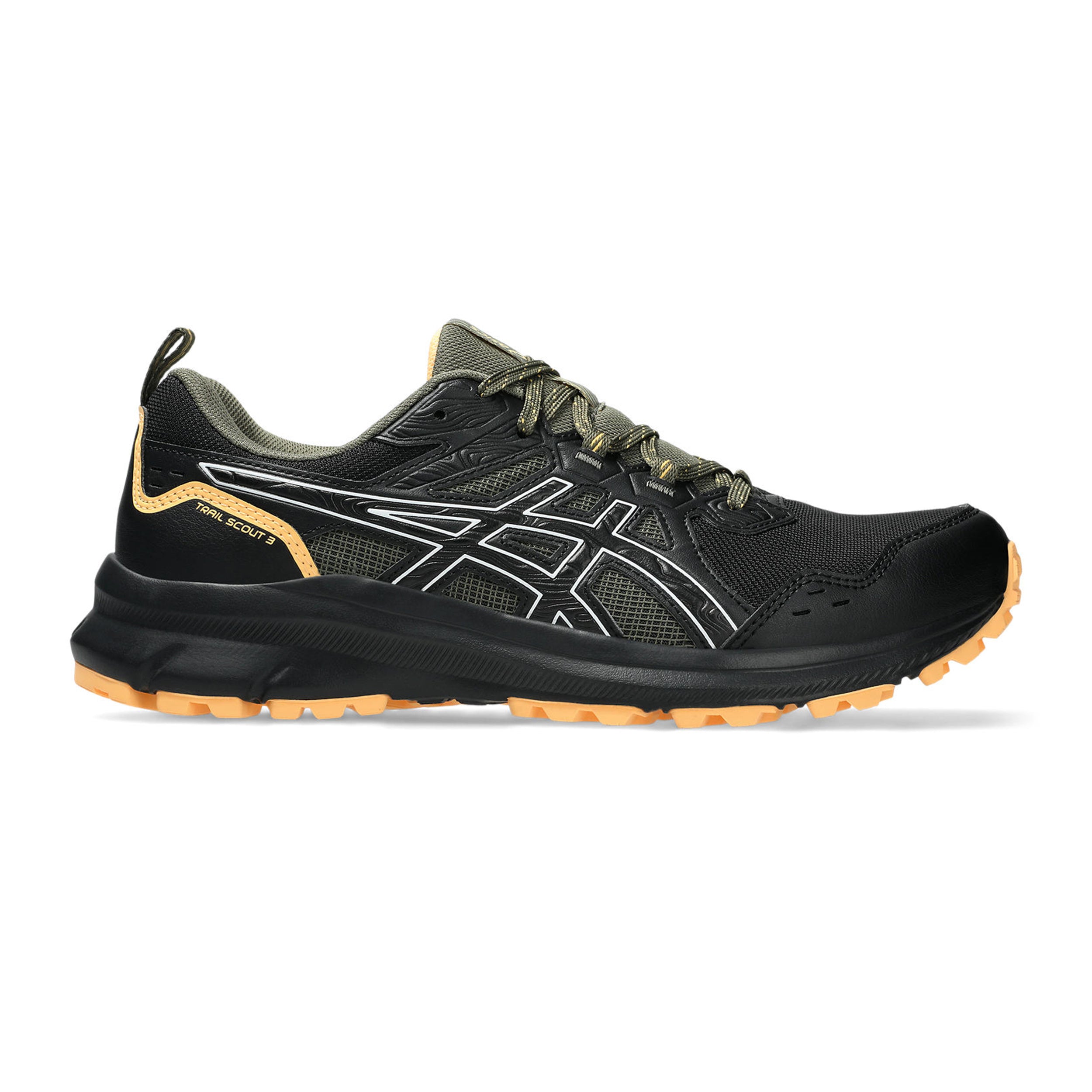 ASICS Trail Scout 3 Trailschuh Herren - schwarz, oliv