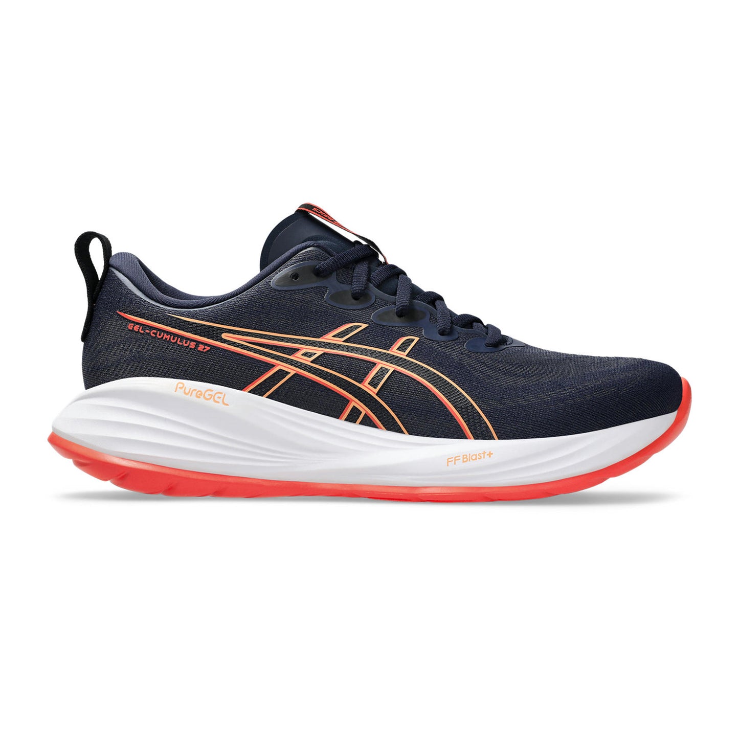 ASICS Gel-Cumulus 27 Neutral Running Shoe Men-Dark Blue,Coral