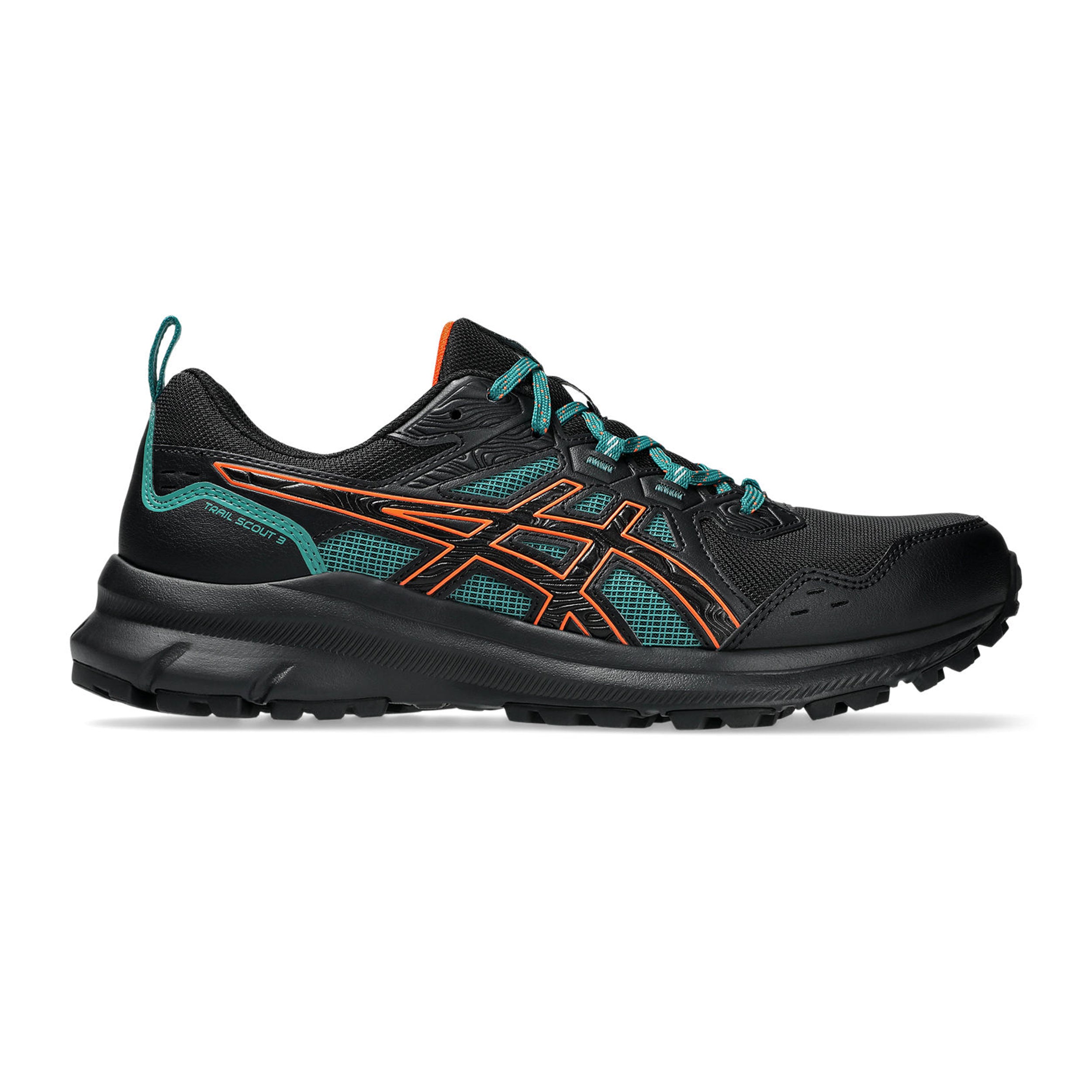 ASICS Trail Scout 3 Trailschuh Herren-Schwarz,Orange