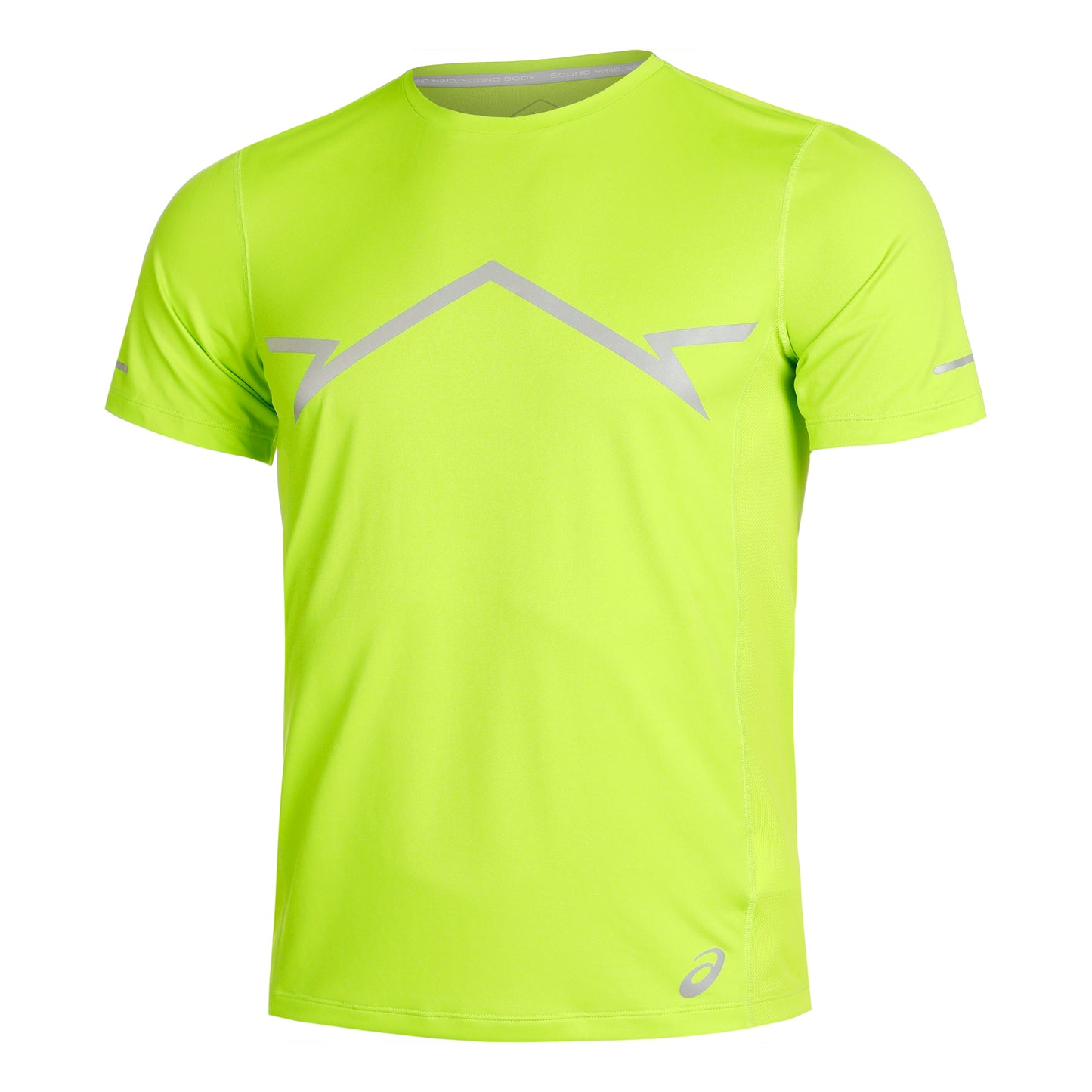 ASICS Lite-Show Running shirt Men - neon green,