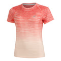 Seamless Laufshirt Damen - apricot, beige