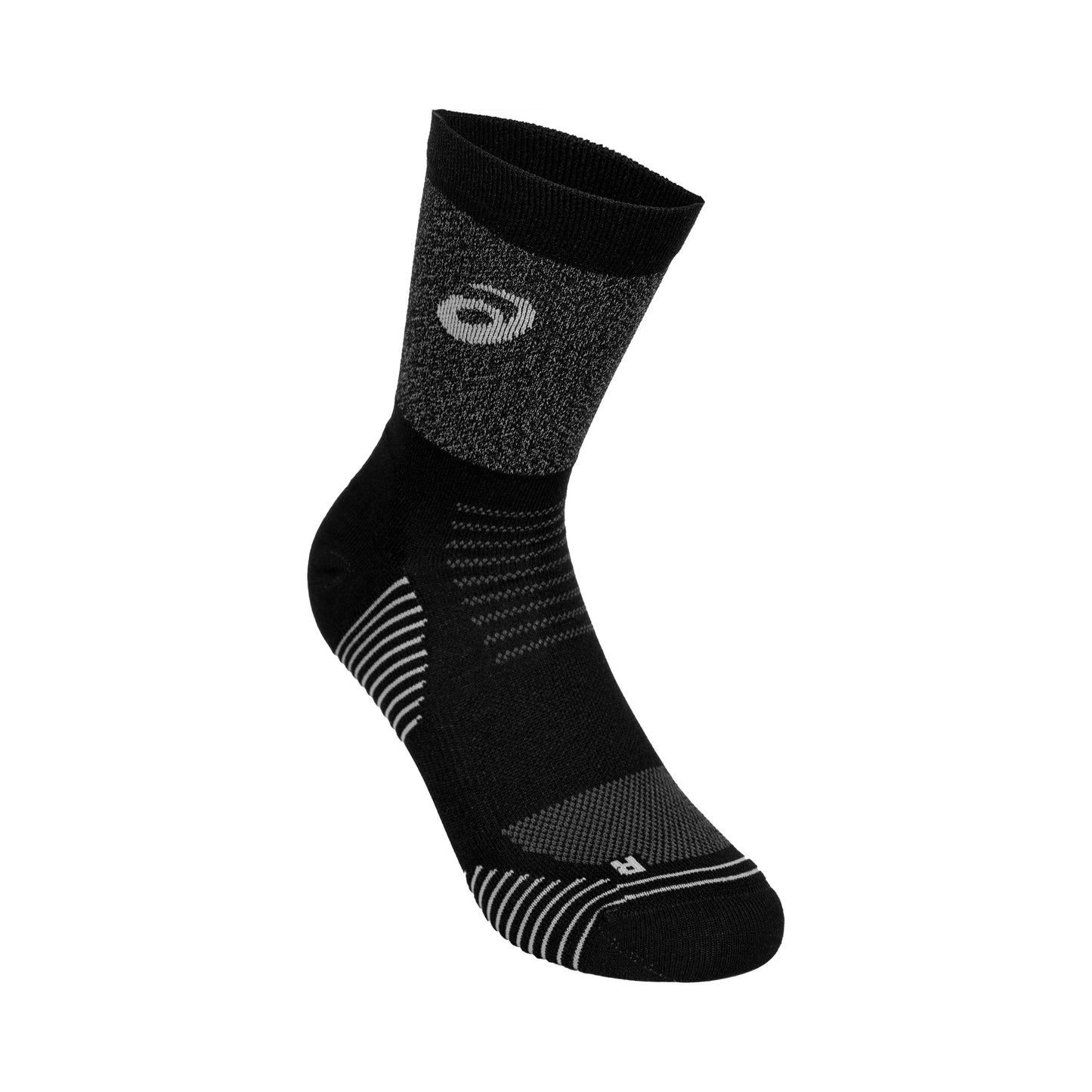 ASICS Lite-Show Run Crew Running socks Unisex - black,