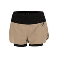 Fujitrail 2in1 Running shorts Women - beige, black