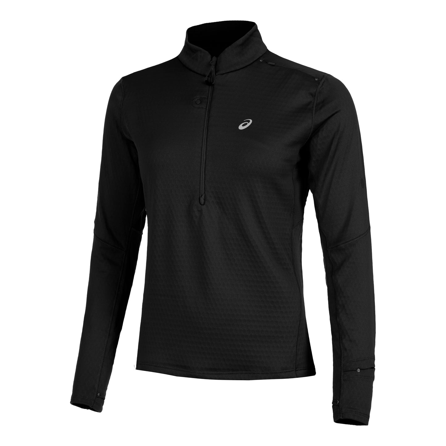 ASICS Road Winter 1/2 Zip Mid Layer Running Shirt Women-Black