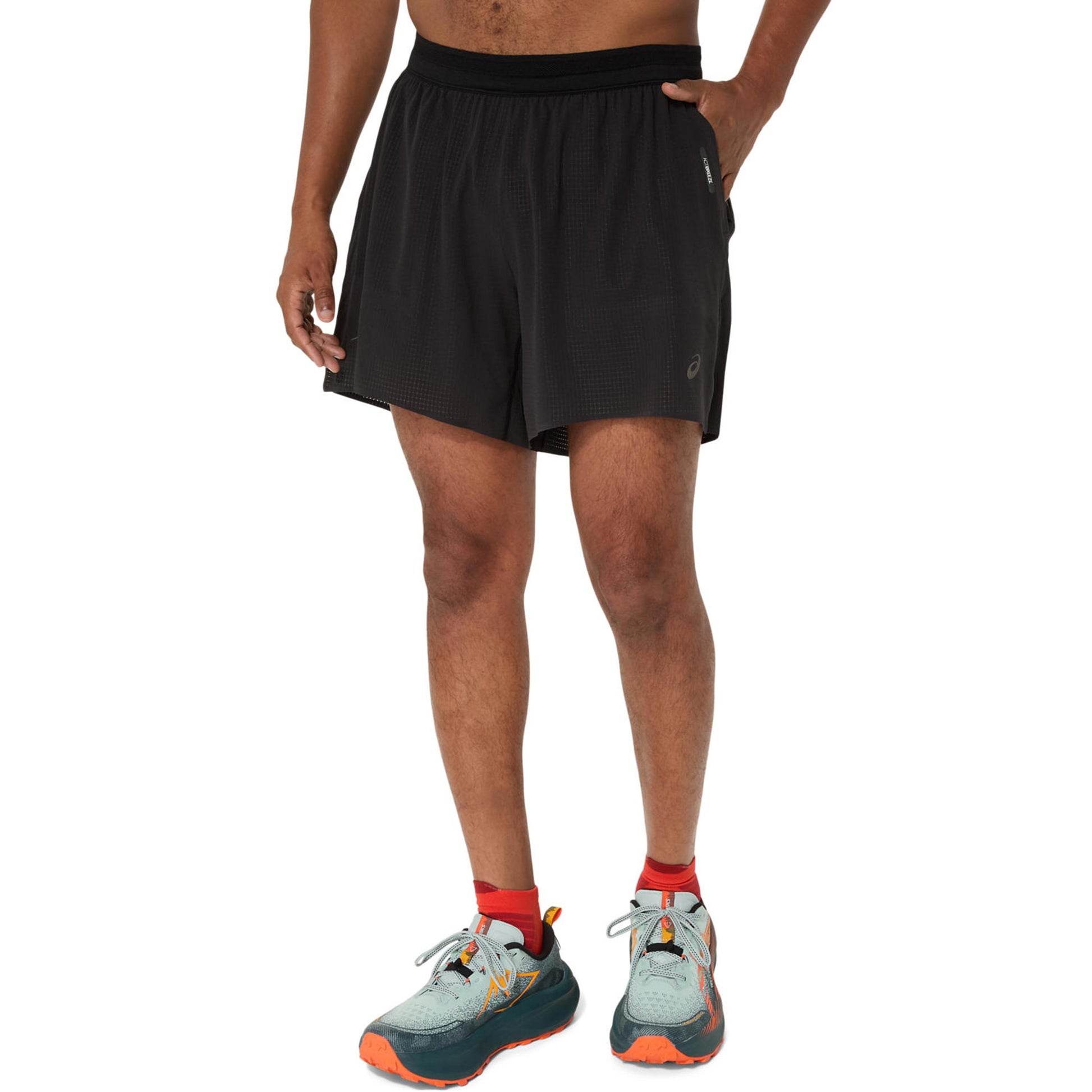 ASICS Fujitrail Elite Laufshorts Herren-Schwarz