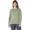 Road Seamless  Laufshirt Damen - grau, blau