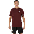 Icon Running Shirt Men-Wine Red