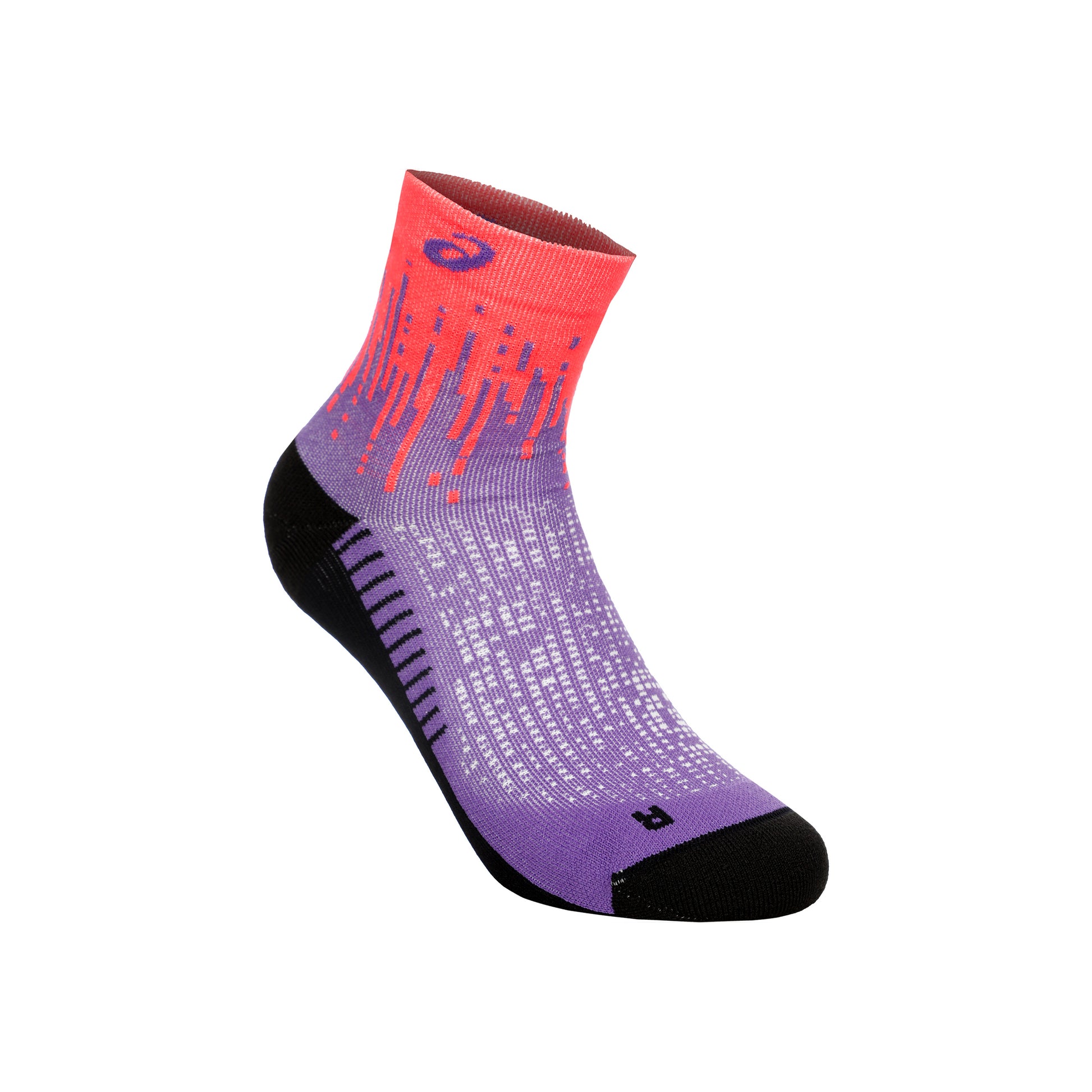 ASICS Performance Run Quarter Laufsocken-Rot,Lila