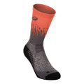 Performance Run Crew Laufsocken-Orange,Grau