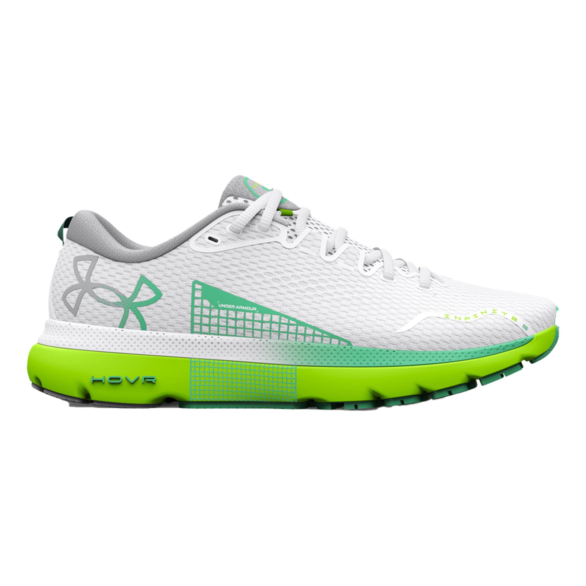 Under Armour HOVR Infinite 5 Neutralschuh Damen - weiß, hellgrün