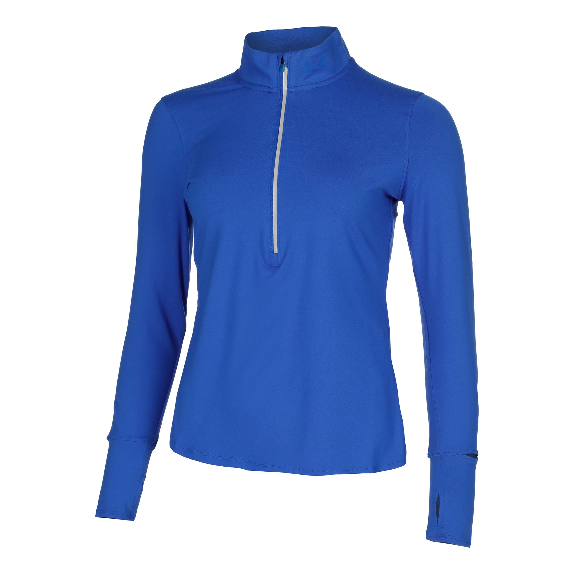 Under Armour Qualifier Run Half-Zip Longsleeve Damen - blau, weiß