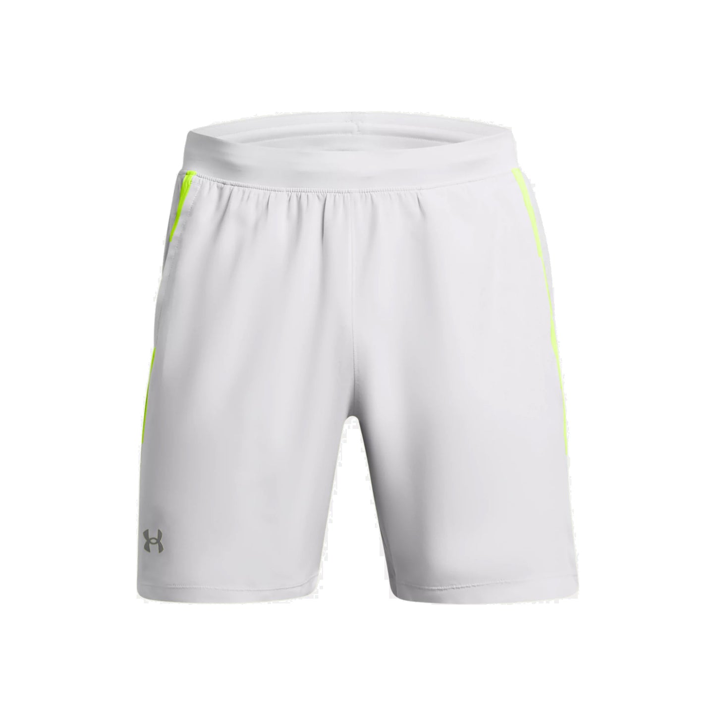 Under Armour Launch 7in  Running shorts Men - grey, neon yellow