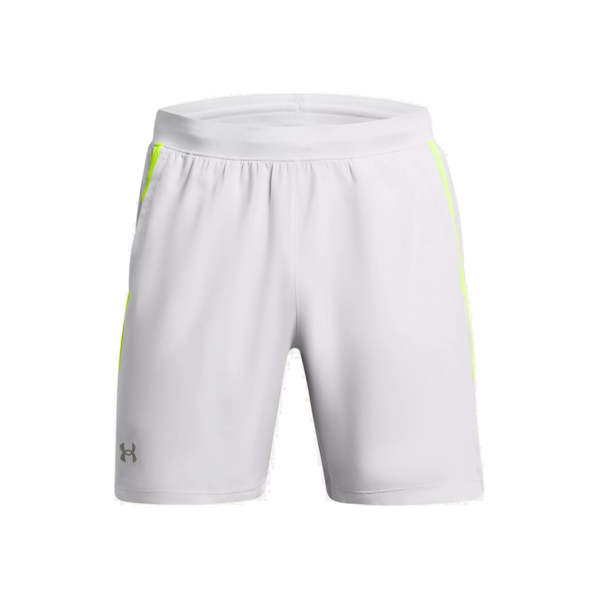 Under Armour Launch 7in  Running shorts Men - grey, neon yellow