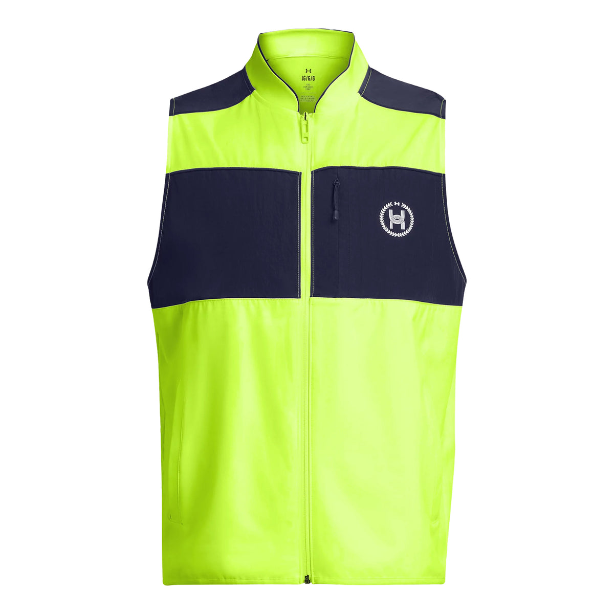 Under Armour Run Everywhere Running Vests Men-Neon Yellow,Dark Blue