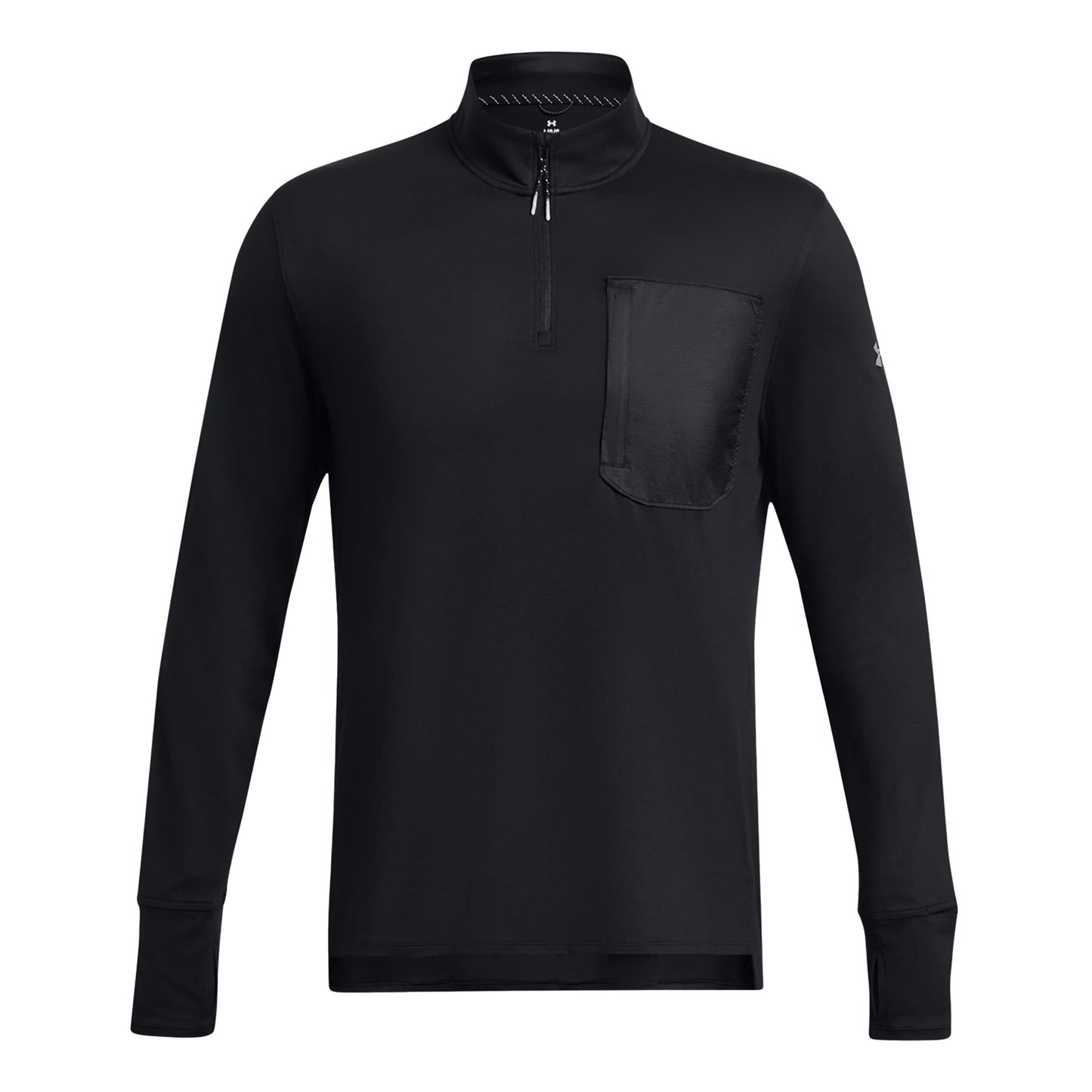 Under Armour Run Trail Quarter Zip Lauftop Herren - schwarz,