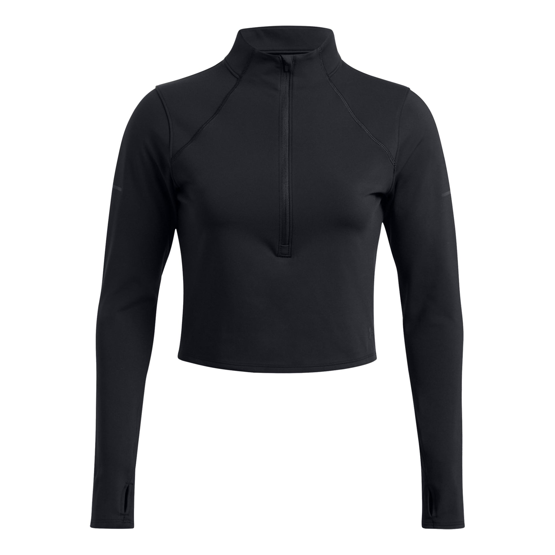 Under Armour Launch Elite Half Zip Laufshirt Damen-Schwarz
