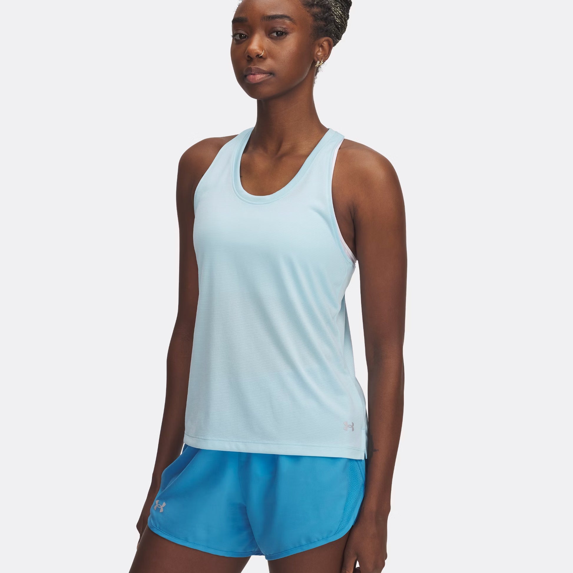 Under Armour Launch Lauftop Damen-Hellblau