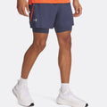 Launch 2in1 5in Laufshorts Herren - grau,