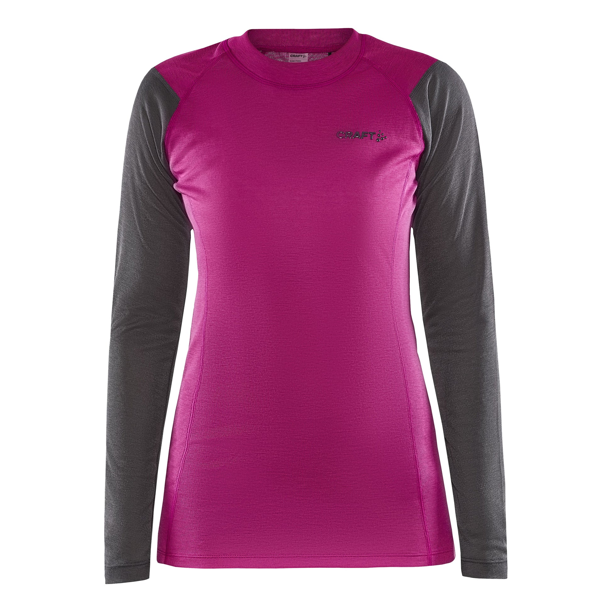 Craft Core Warm Baselayer Long sleeve Women - berry, grey