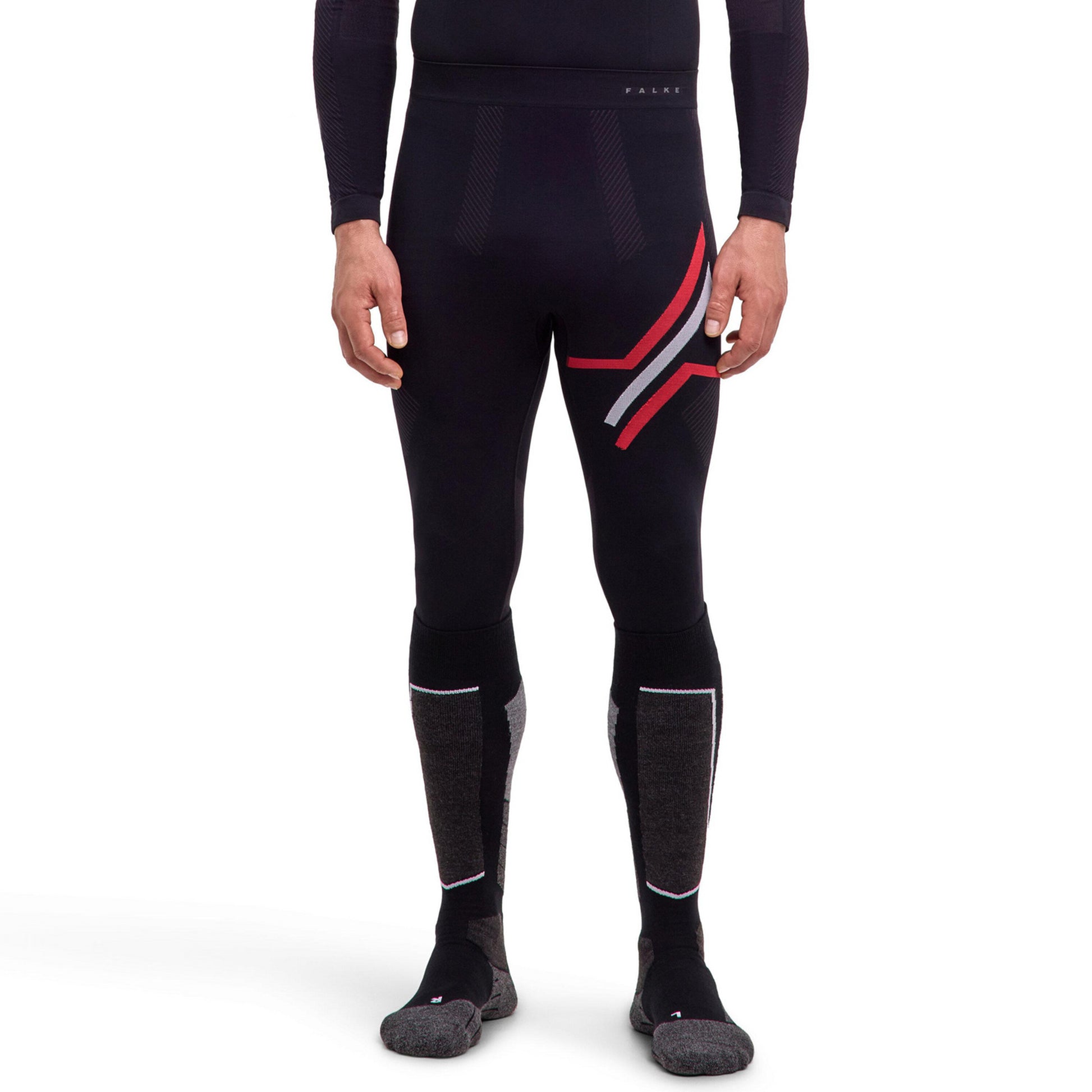 Falke Warm 3/4  130 Years Tight Herren-schwarz
