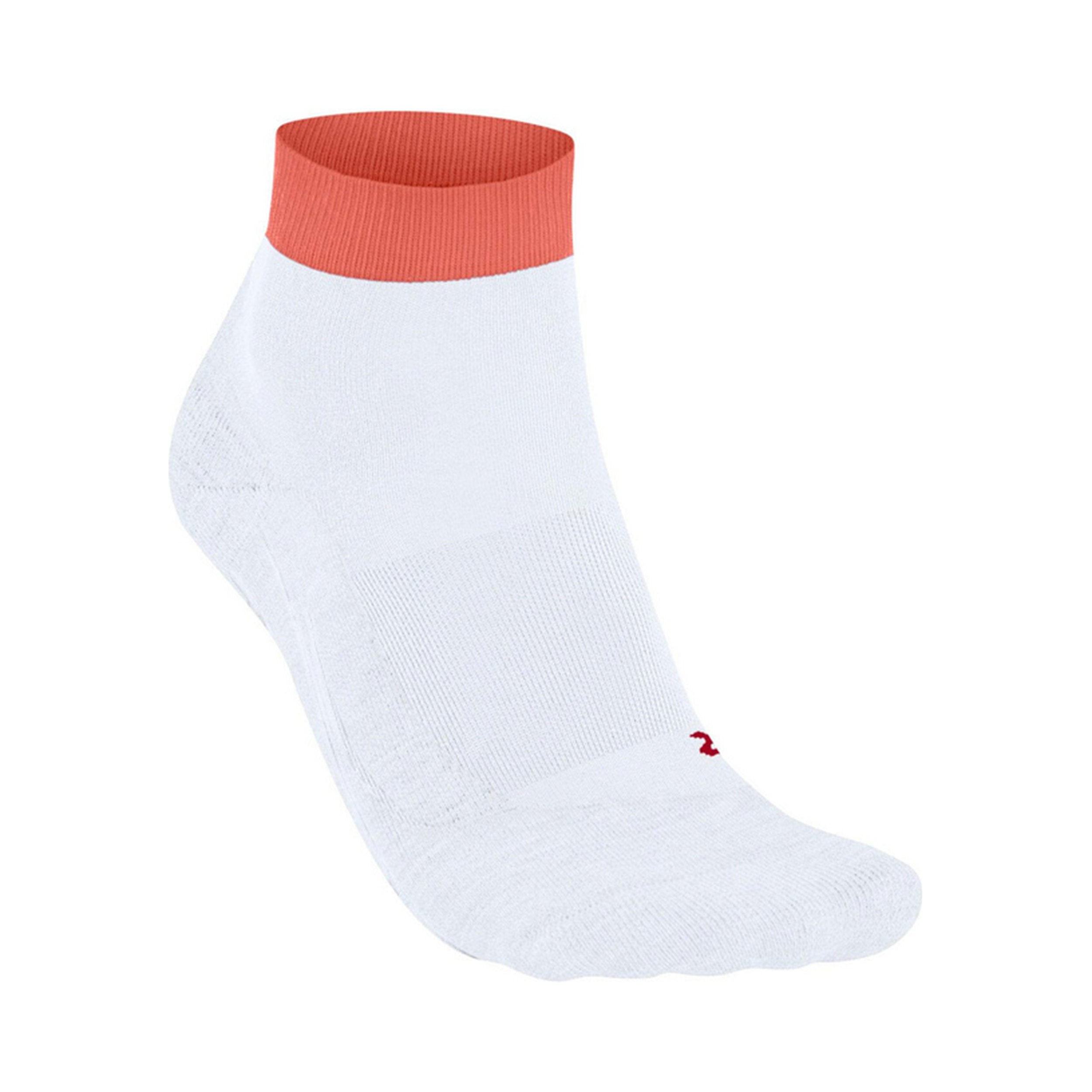 Falke RU4 Endurance Short Running Socks Women - white, coral