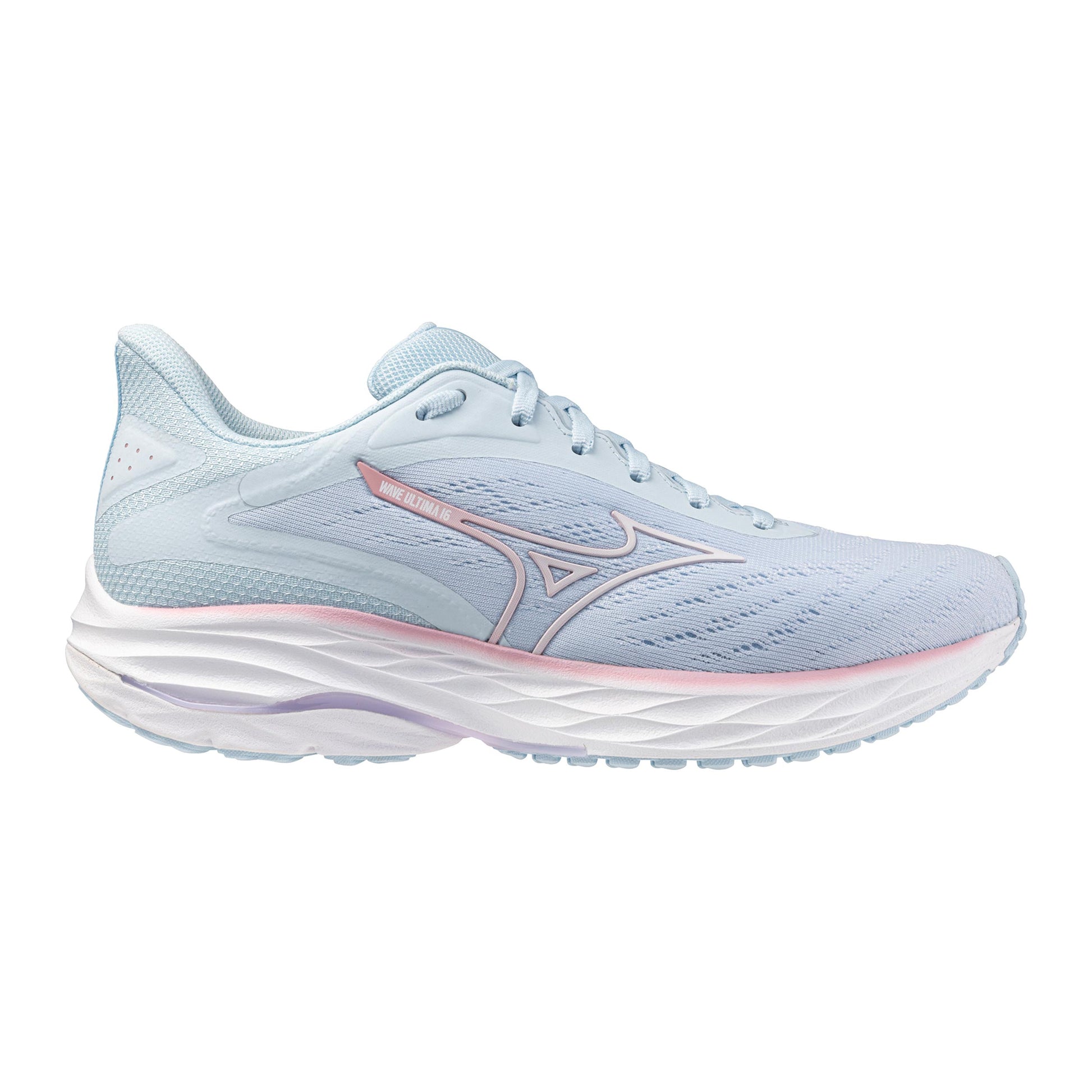 Mizuno Wave Ultima 16 Neutralschuh Damen-Hellblau,Rosa