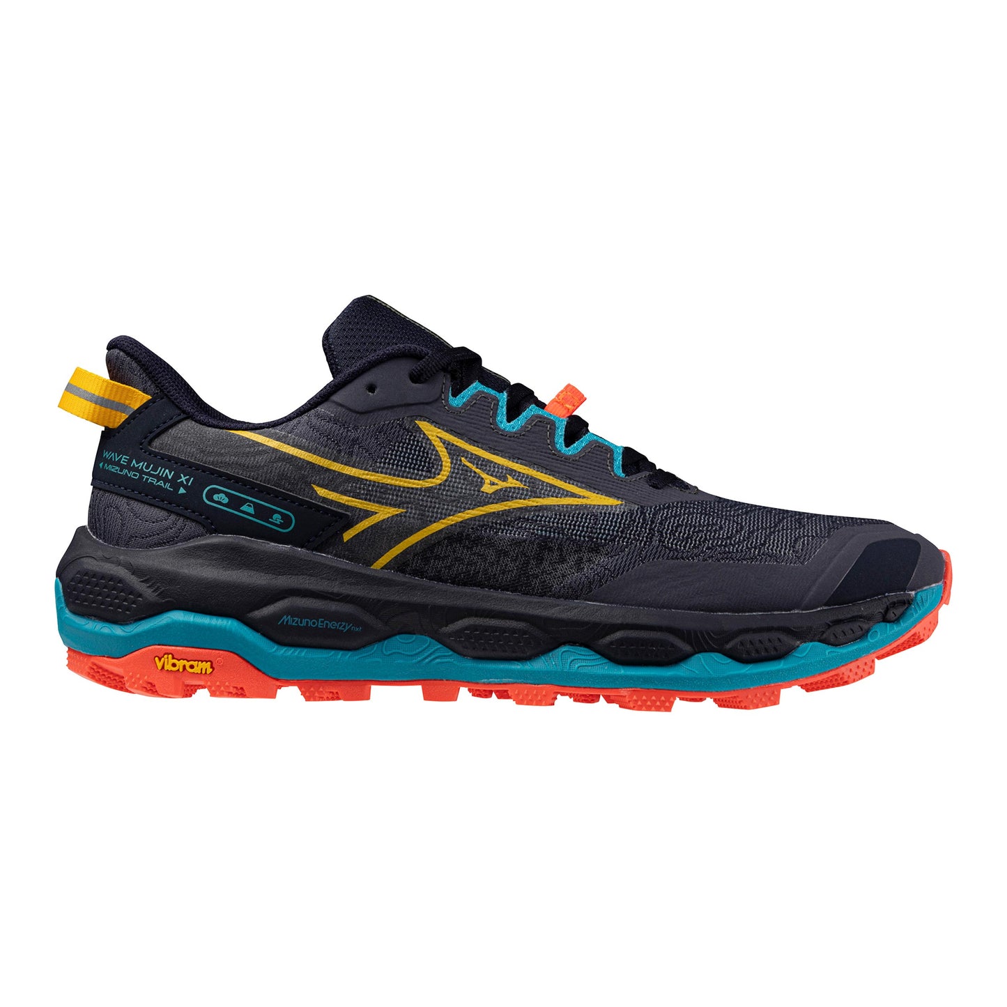 Mizuno Wave Mujin 11  Trailschuh Herren - dunkelblau, orange
