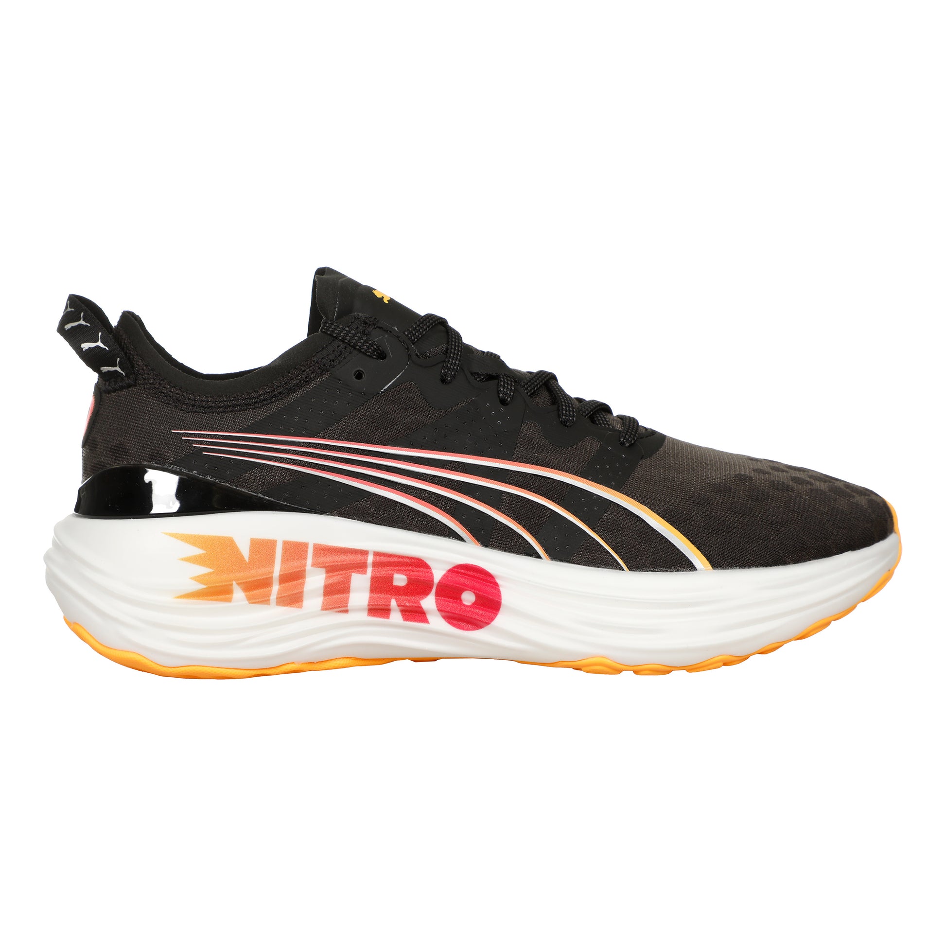 Puma ForeverRun Nitro FF Stability Running Shoe Women-Black,Orange