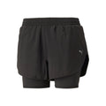 Run Favorite Woven 2in1 3in Laufshorts Damen-Schwarz