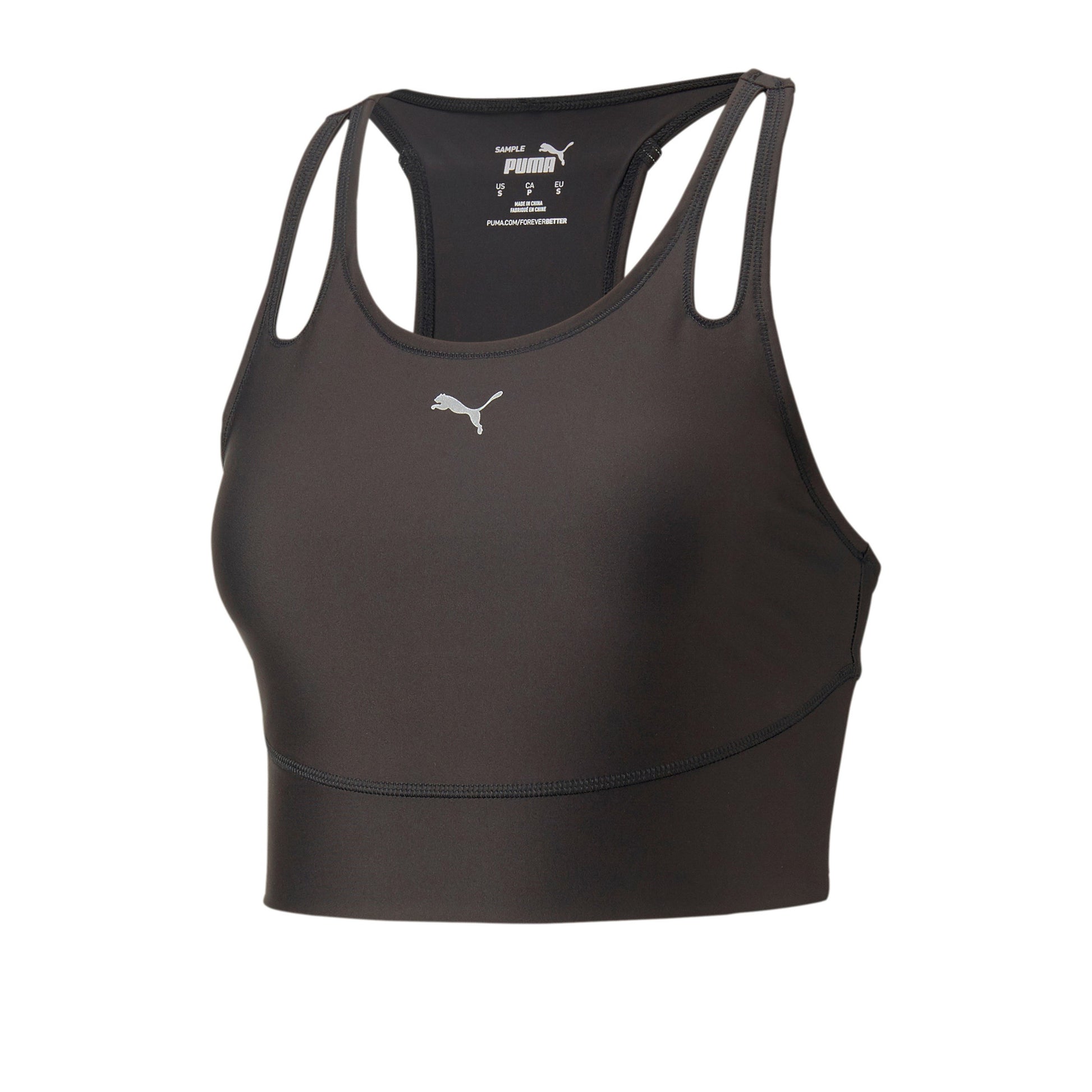 Puma Run Ultraform Crop Sport-BH Damen - schwarz,