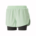 Run Favorite Woven 2in1 3in Laufshorts Damen - mint, schwarz