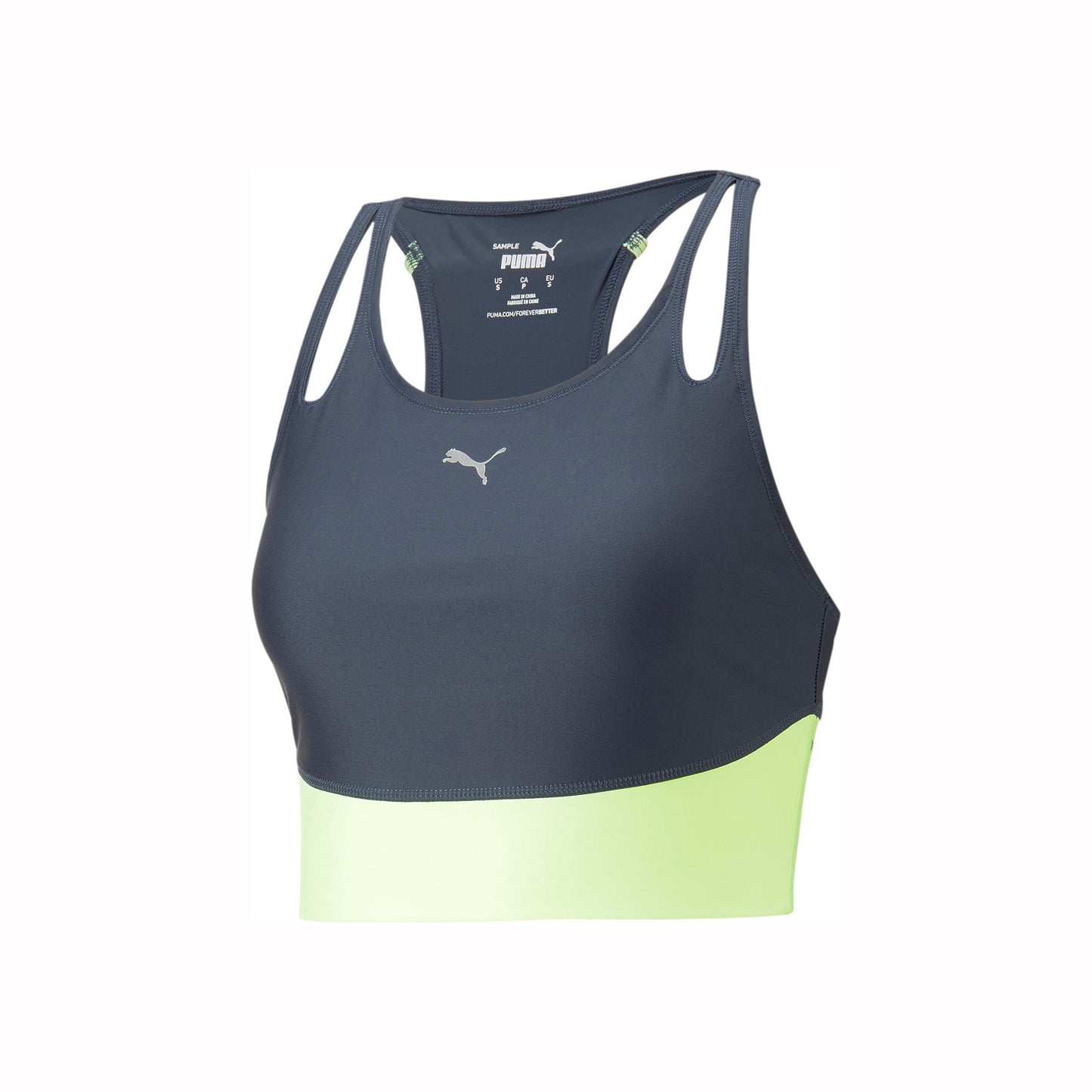 Puma Run Ultraform Crop Sports Bras Women-Blue