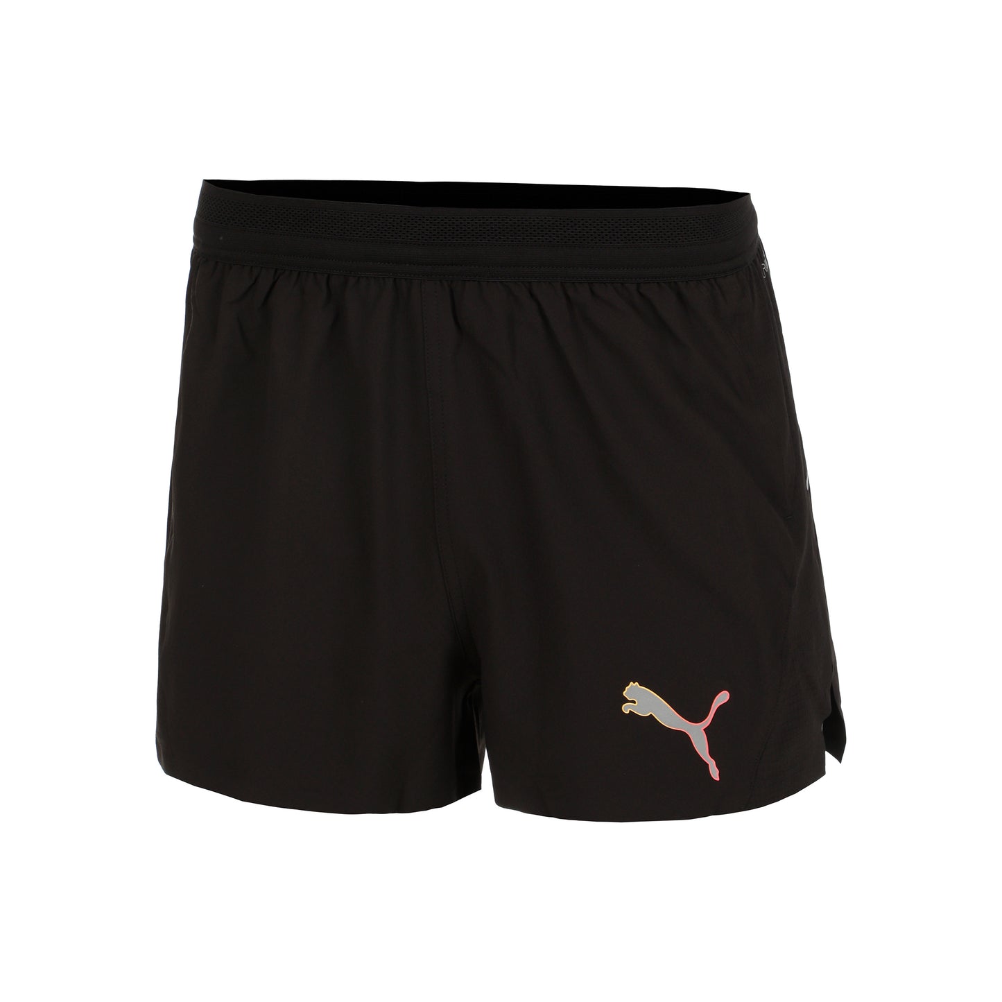 Puma Ultraweave Velocity 3in Split Laufshorts Herren-Schwarz