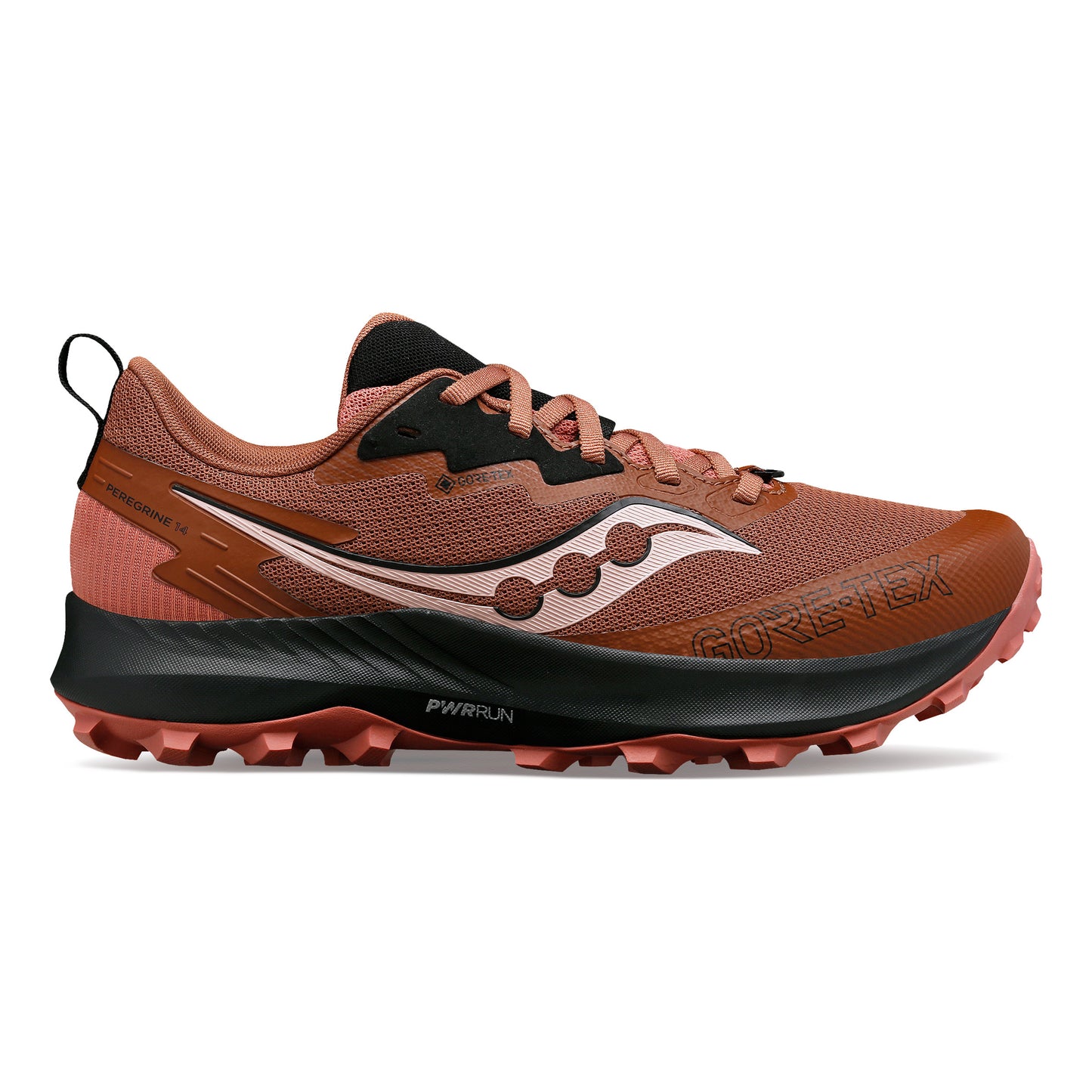 Saucony Peregrine 14 Gtx Trail running shoe Women - dark red, black