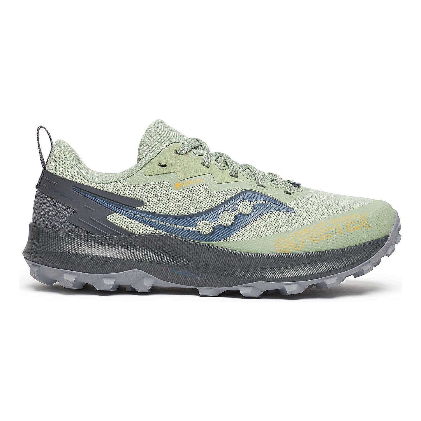 Saucony Peregrine 14 GTX Trail Running Shoe Women-Grey,Dark Grey