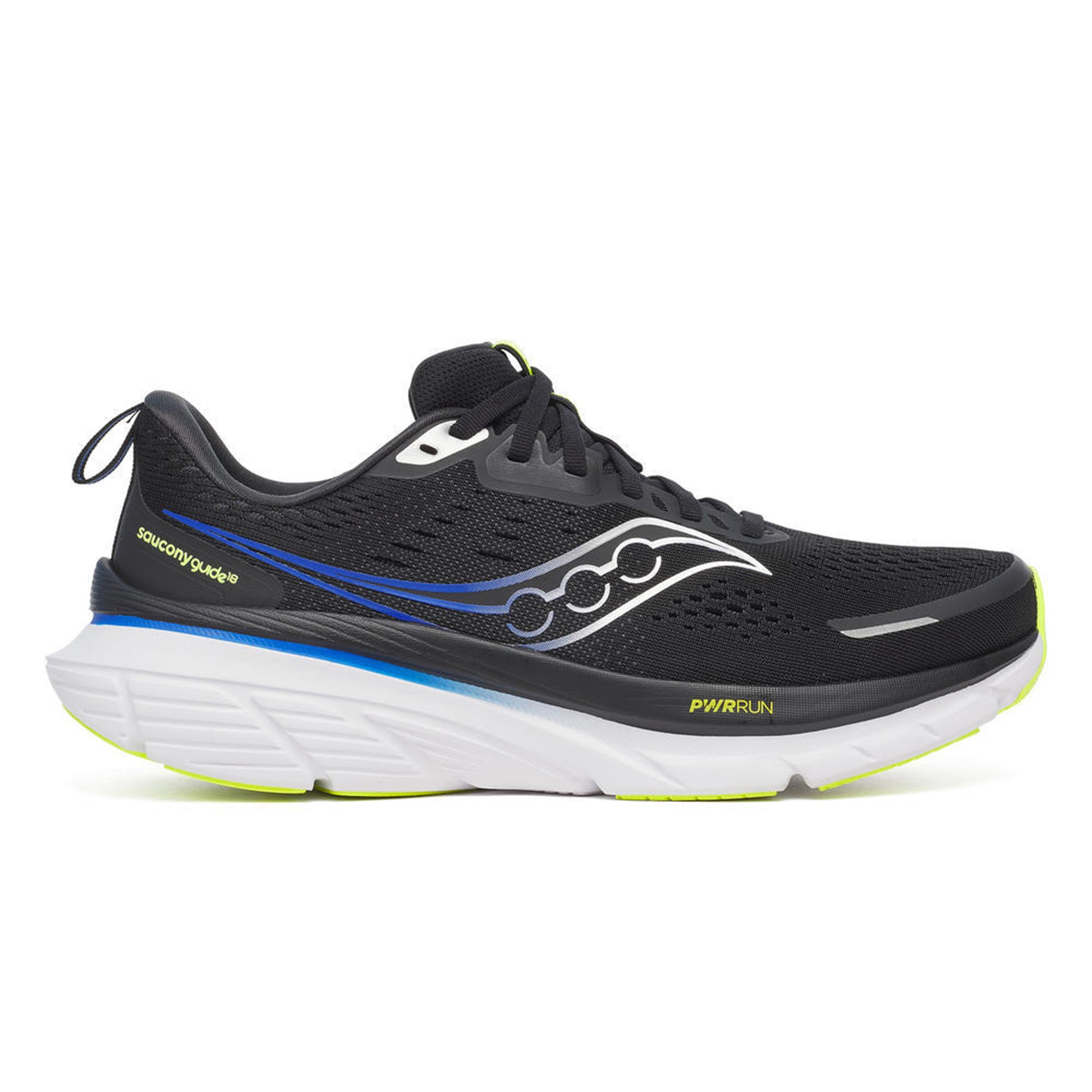 Saucony Guide 18 Stability Running Shoe Men-Black,Blue