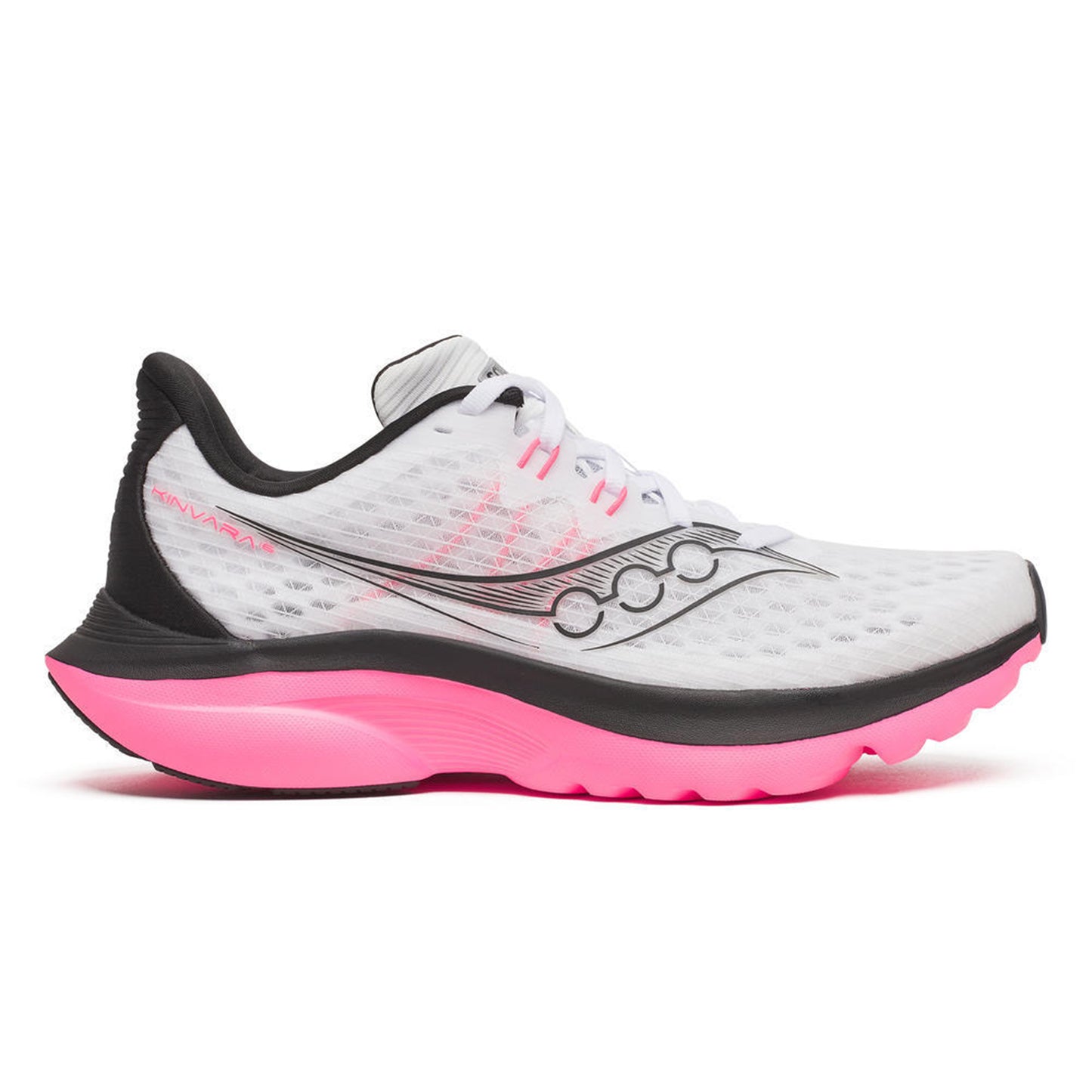 Saucony Kinvara 16 Neutralschuh Damen-weiß, schwarz