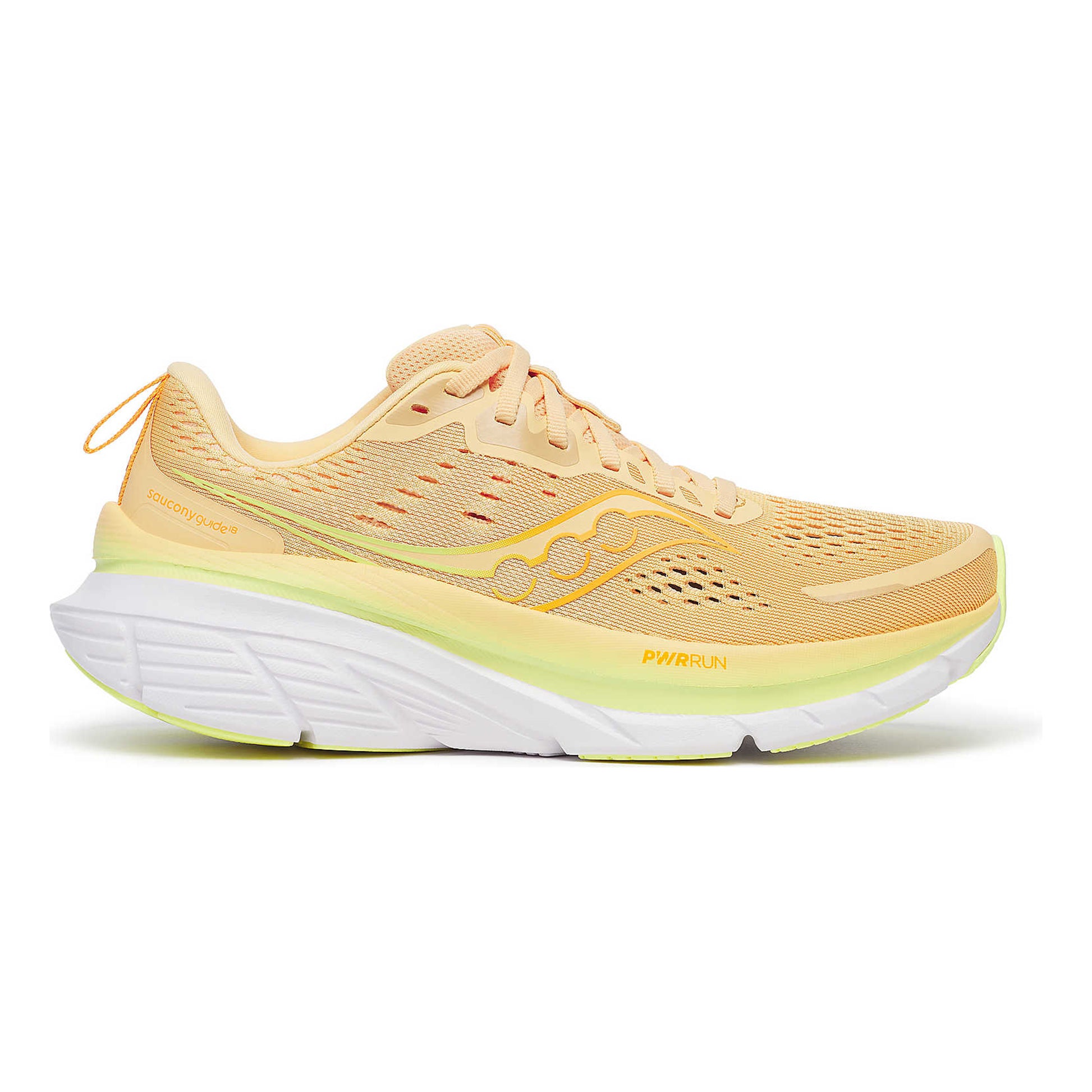Saucony Guide 18 Stability running shoe Women - apricot, yellow