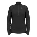 Zeroweight Ceramiwarm Reflective Mid Layer Half-Zip Running Top Women-Black