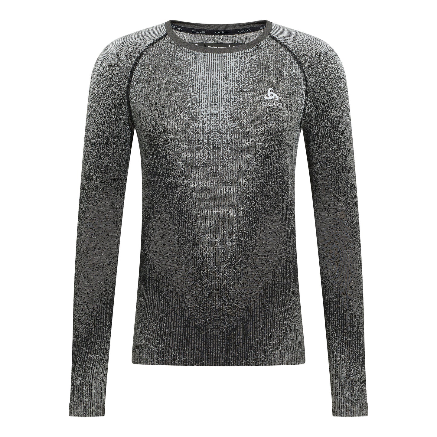 Odlo Blackcomb Eco Big Logo Top Crew Unterhemd Herren-Grau